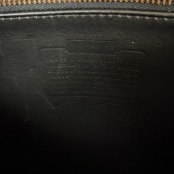 Vintage black Coach briefcase - Picture 4 of 5